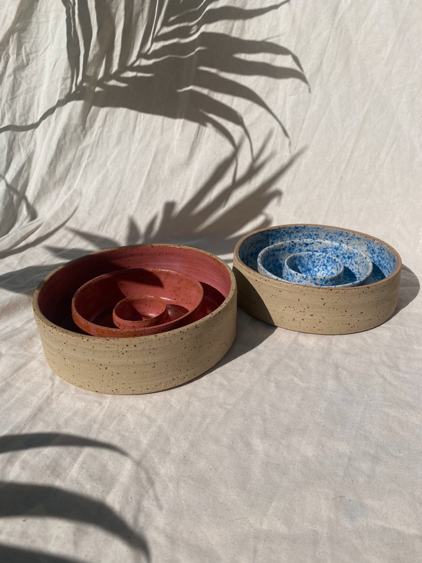 Slow Feeder "Speckled Blue"