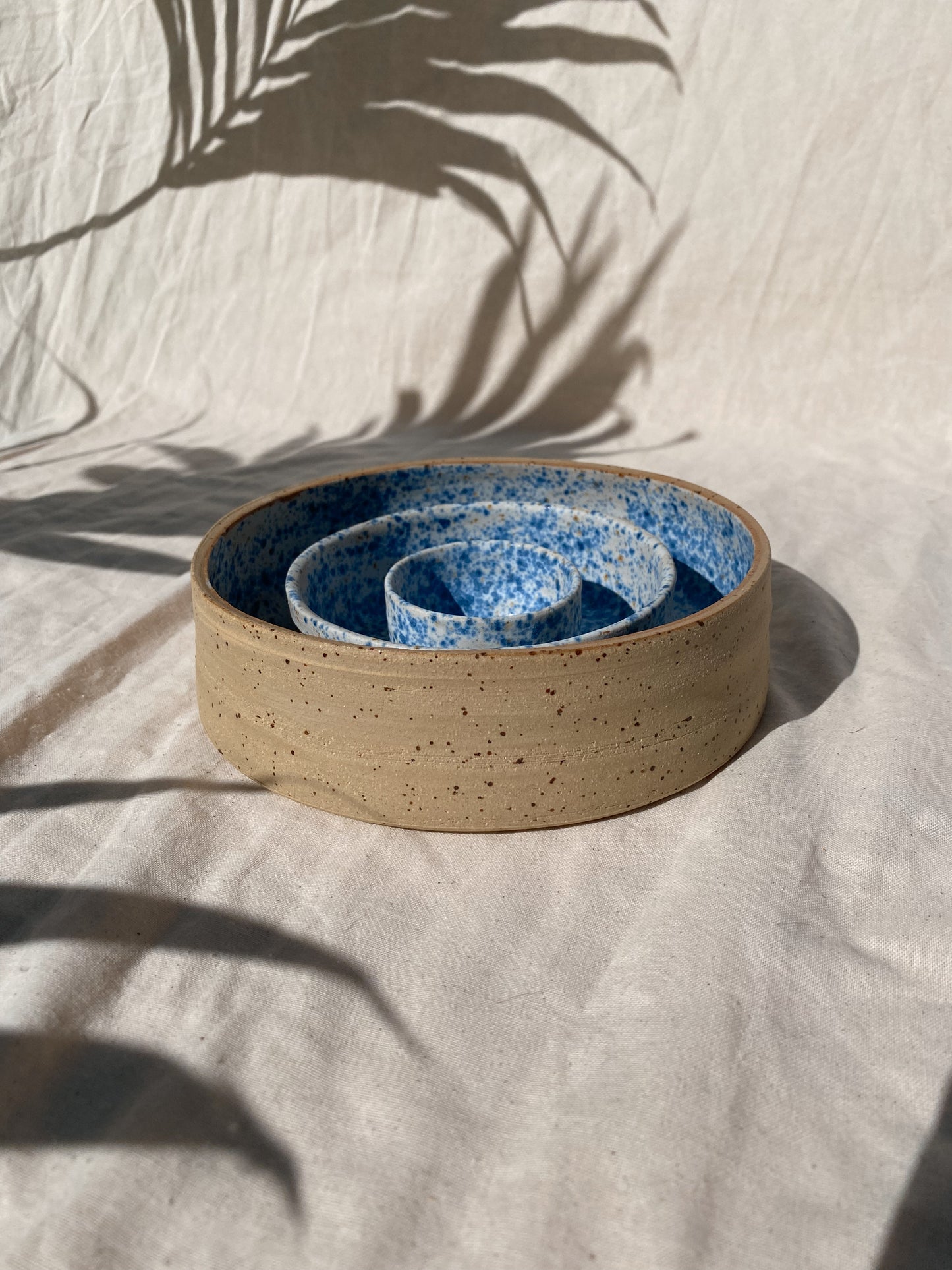 Slow Feeder "Speckled Blue"