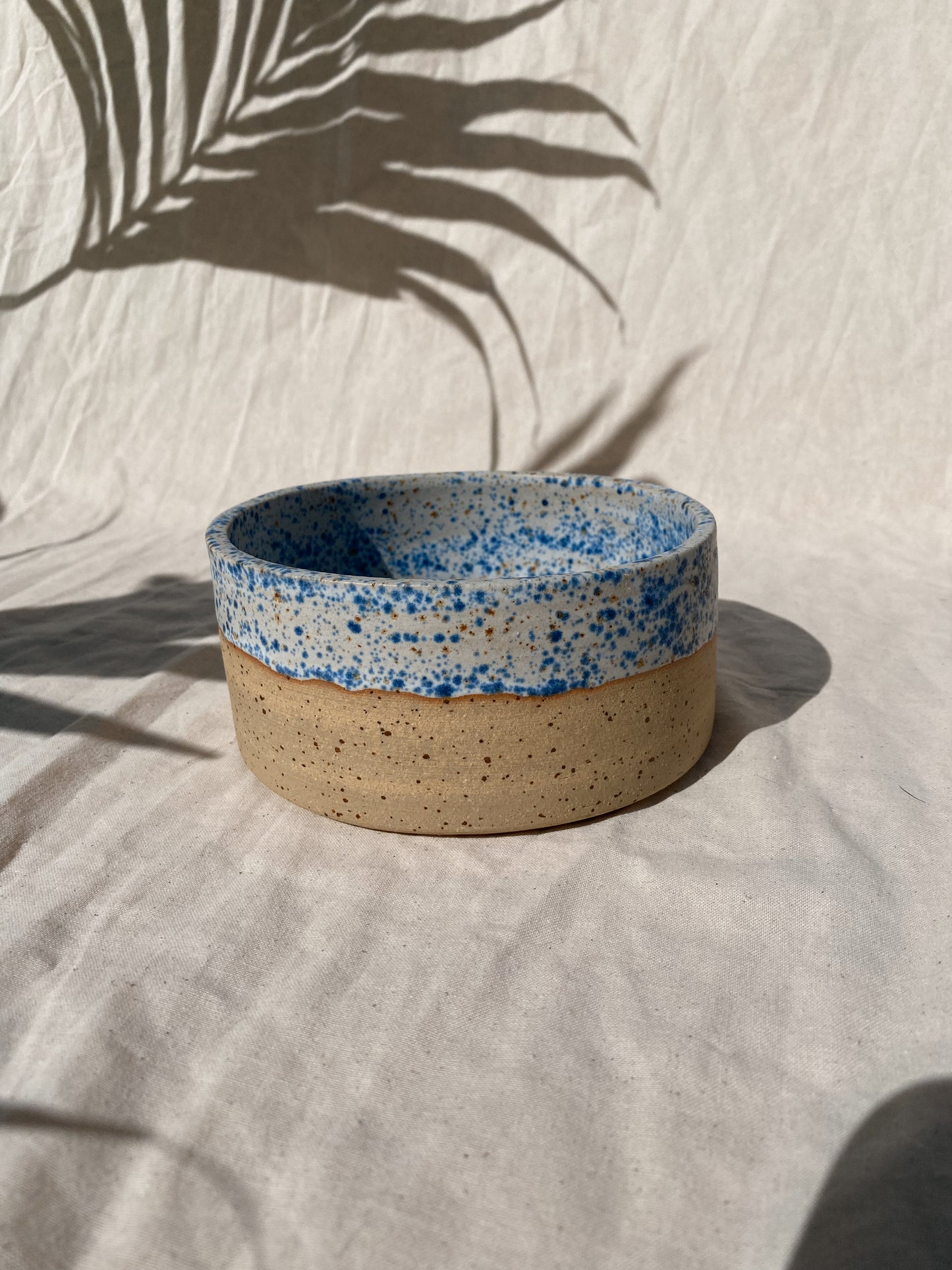 Dog Bowl "Speckled Blue"