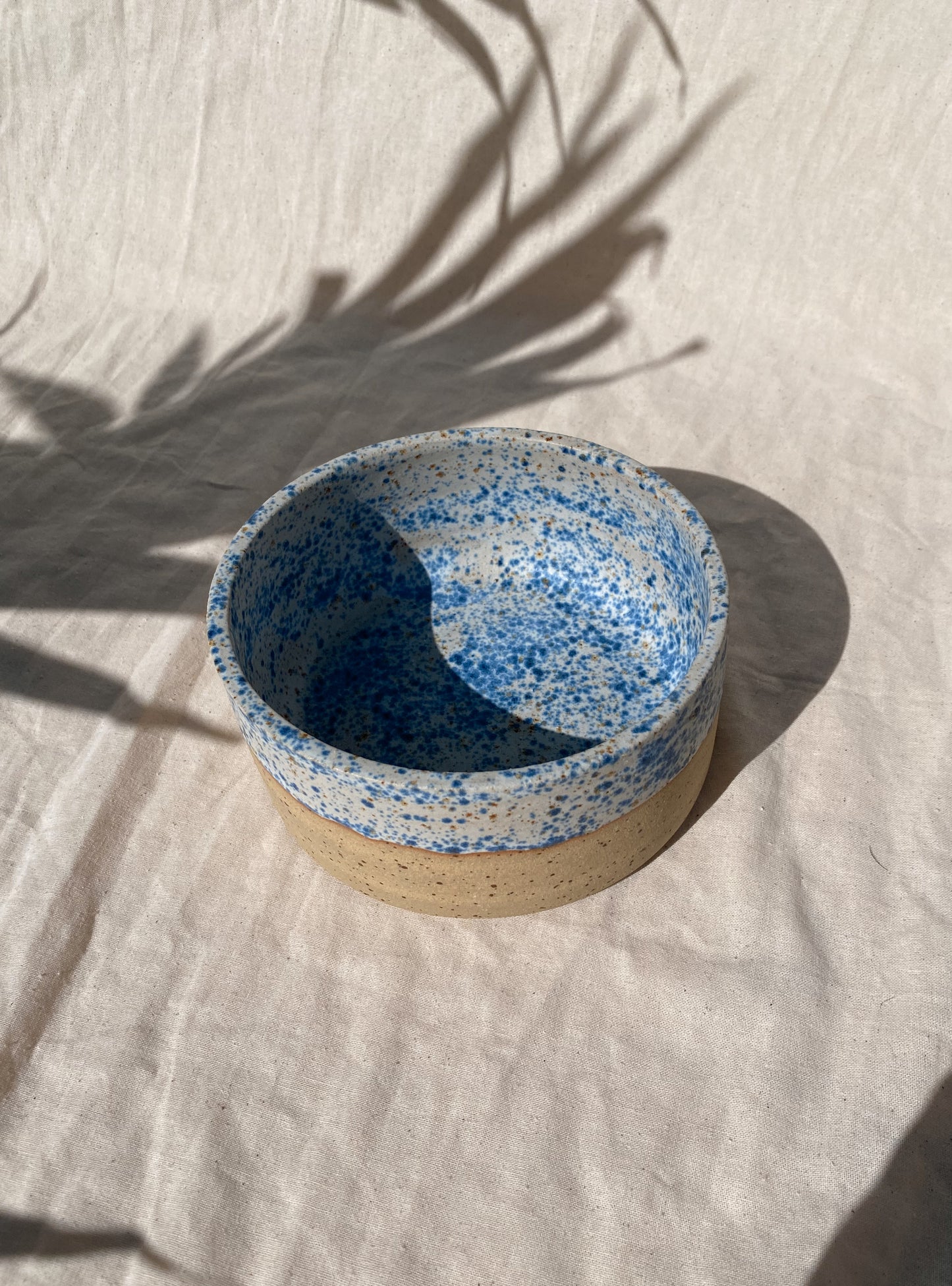 Dog Bowl "Speckled Blue"