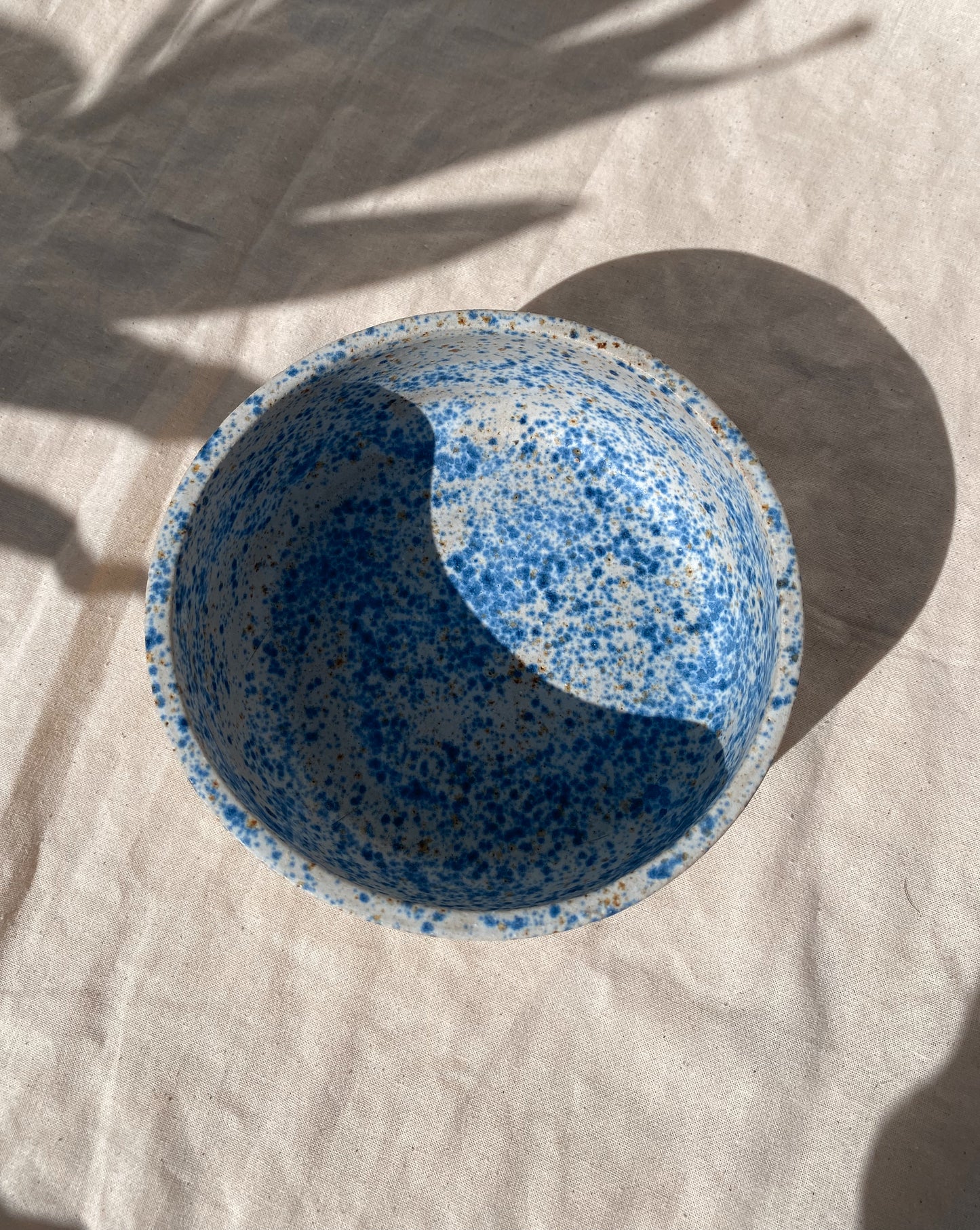Dog Bowl "Speckled Blue"